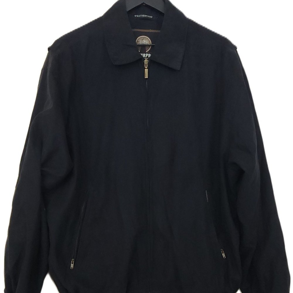 Vintage Weatherproof Fauxe Suede Golf Jacket Size Medium